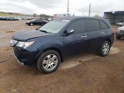 Salvage cars for sale at Colorado Springs, CO auction: 2009 Acura MDX