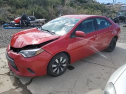 Salvage cars for sale at Reno, NV auction: 2015 Toyota Corolla L