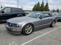 Salvage cars for sale at Rancho Cucamonga, CA auction: 2006 Ford Mustang GT