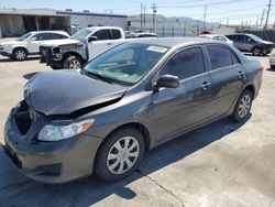 Salvage cars for sale from Copart Sun Valley, CA: 2009 Toyota Corolla Base