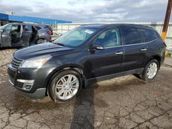 Salvage cars for sale at Woodhaven, MI auction: 2013 Chevrolet Traverse LT