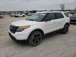 Salvage cars for sale from Copart Kansas City, KS: 2015 Ford Explorer Sport