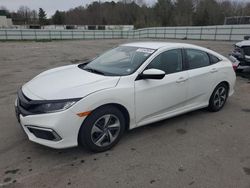Salvage cars for sale at Assonet, MA auction: 2021 Honda Civic LX