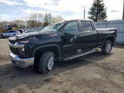 Salvage cars for sale at Ham Lake, MN auction: 2021 Chevrolet Silverado K2500 Heavy Duty LT