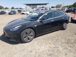 Salvage cars for sale at San Diego, CA auction: 2019 Tesla Model 3