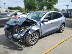 Salvage cars for sale at Sacramento, CA auction: 2022 Ford Escape SEL