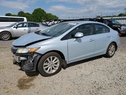 Vehiculos salvage en venta de Copart Mocksville, NC: 2012 Honda Civic EX