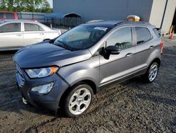 Salvage cars for sale at Spartanburg, SC auction: 2021 Ford Ecosport SE