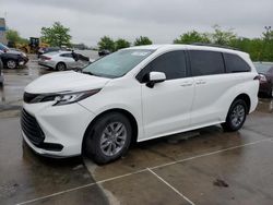 Salvage cars for sale at Louisville, KY auction: 2022 Toyota Sienna LE