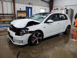 Salvage cars for sale at West Mifflin, PA auction: 2017 Volkswagen GTI S/SE