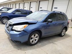 Salvage cars for sale from Copart Louisville, KY: 2015 Subaru Forester 2.5I