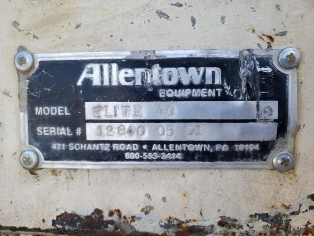 2012 Other 2 Allentown ELITE40 Hydraulic Concrete Pump