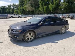 Salvage cars for sale at Ocala, FL auction: 2016 Chevrolet Malibu LS
