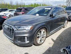 Salvage cars for sale at Bridgeton, MO auction: 2021 Audi Q7 Prestige