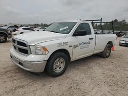 Salvage cars for sale from Copart Houston, TX: 2019 Dodge RAM 1500 Classic Tradesman