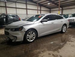 Chevrolet salvage cars for sale: 2018 Chevrolet Malibu LT