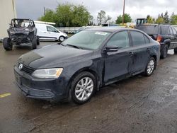 Salvage cars for sale from Copart Woodburn, OR: 2011 Volkswagen Jetta SE