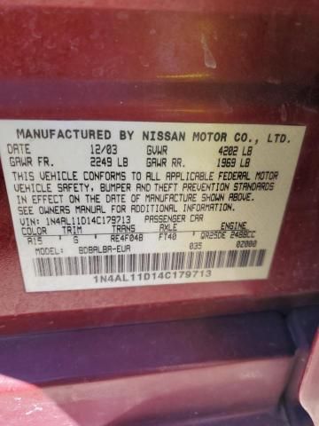 2004 Nissan Altima Base