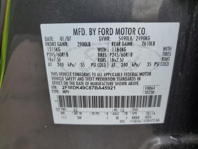 2007 Ford Edge SEL Plus