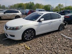 Salvage cars for sale from Copart Chalfont, PA: 2015 Honda Accord Sport