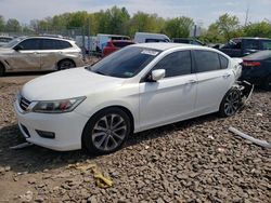 Honda Accord Sport salvage cars for sale: 2015 Honda Accord Sport