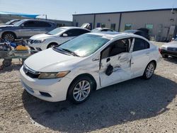 Salvage cars for sale from Copart Arcadia, FL: 2012 Honda Civic EX