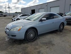Salvage cars for sale from Copart Jacksonville, FL: 2005 Honda Accord EX