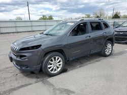 SUV salvage a la venta en subasta: 2015 Jeep Cherokee Limited