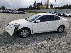 Salvage cars for sale from Copart Graham, WA: 2012 Honda Accord LX