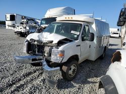 Salvage trucks for sale at Tifton, GA auction: 2023 Ford Econoline E350 Super Duty Cutaway Van