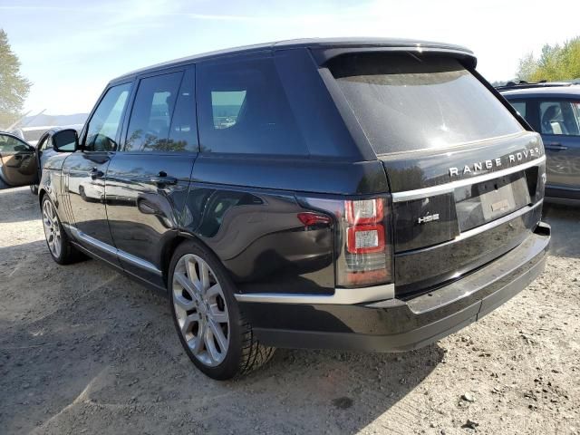 2015 Land Rover Range Rover HSE