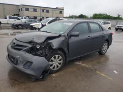 Salvage cars for sale from Copart Wilmer, TX: 2011 Toyota Corolla Base