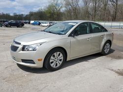 Salvage cars for sale from Copart Ellwood City, PA: 2013 Chevrolet Cruze LS