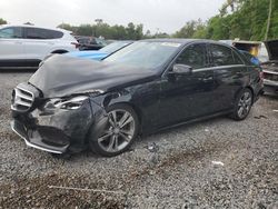 Salvage cars for sale from Copart Riverview, FL: 2016 Mercedes-Benz E 350