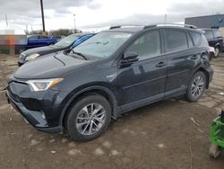 Salvage cars for sale from Copart Woodhaven, MI: 2018 Toyota Rav4 HV LE