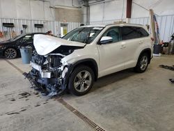Salvage cars for sale from Copart Mcfarland, WI: 2017 Toyota Highlander Limited