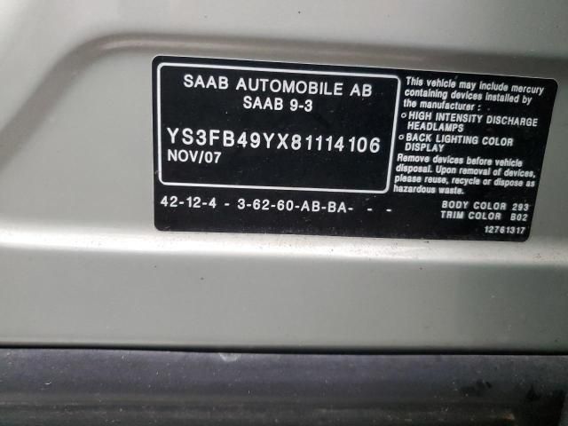 2008 Saab 9-3 2.0T