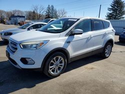 Salvage cars for sale at Ham Lake, MN auction: 2017 Ford Escape SE