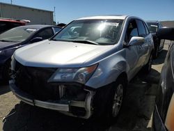 Salvage cars for sale at Martinez, CA auction: 2009 Acura MDX Technology