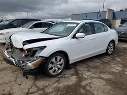 Salvage cars for sale at Woodhaven, MI auction: 2010 Honda Accord EX