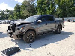 Salvage cars for sale at Ocala, FL auction: 2021 Nissan Titan SV