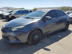Salvage cars for sale at Las Vegas, NV auction: 2015 Toyota Corolla L