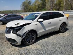 Salvage cars for sale at Concord, NC auction: 2019 Acura MDX A-Spec