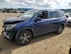 Salvage cars for sale at San Martin, CA auction: 2018 Honda Pilot EXL