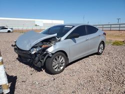 Salvage cars for sale at Phoenix, AZ auction: 2015 Hyundai Elantra SE