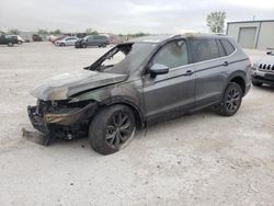 Salvage cars for sale at Kansas City, KS auction: 2022 Volkswagen Tiguan SE