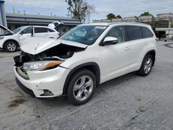 Salvage cars for sale from Copart Tulsa, OK: 2015 Toyota Highlander Limited