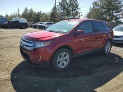 Salvage cars for sale at Denver, CO auction: 2013 Ford Edge SEL