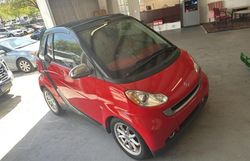 Smart salvage cars for sale: 2009 Smart Fortwo Passion