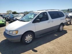 Salvage cars for sale from Copart San Martin, CA: 1998 Toyota Sienna LE